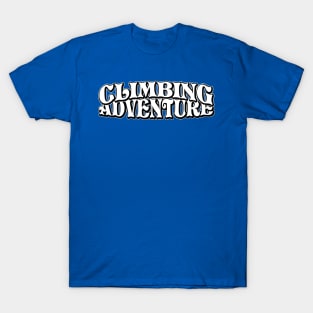 Climbing Adventure - Font Mega T-Shirt